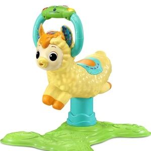 Interactive Yellow Llama Bouncer by
